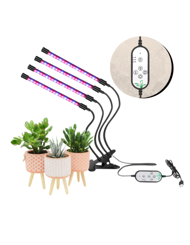 4 Lampes LED de croissance horticole Livraison rapide