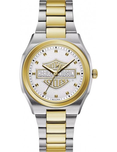 Harley Davidson Ladies Two-Tone Bar & Shield Watch Model  :78L129 ladies/Womens sélection de produits