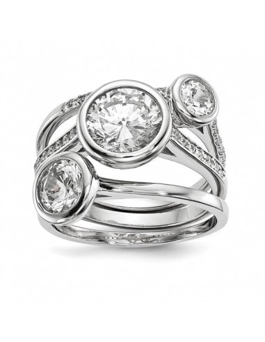 Sterling  CZ 3-Ring Set ou a consommer sur place