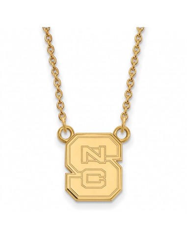 10k NCSU Small Pendant with 18" Necklace NC STATE la livraison gratuite