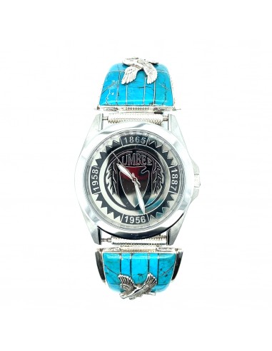 Inlay Gents Citizen Watch Turquoise Sterling Eagle paiement sécurisé