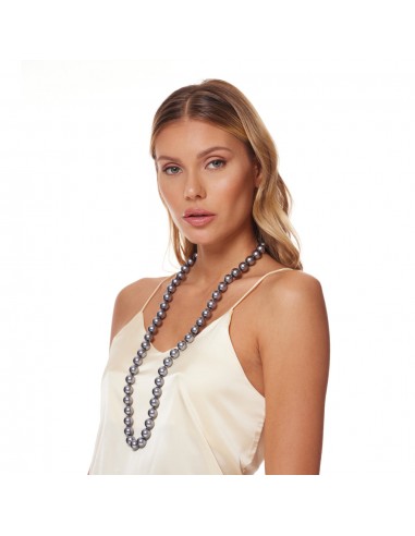 Dark Grey Pearl Necklace Venez découvrir notre 